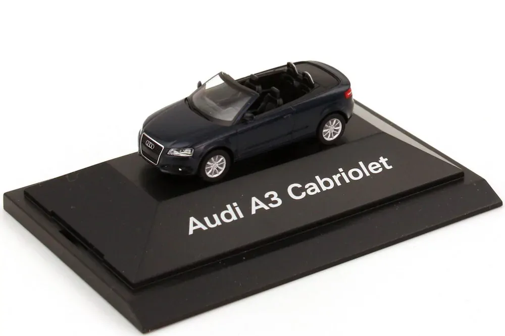 1:87 Audi A3 Cabriolet 2008, tmavě modrý - Wiking