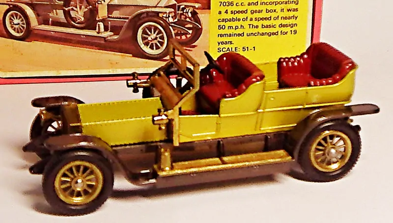 Y-10 Rolls Royce Silver Ghost, bazar, pěkný - Matchbox