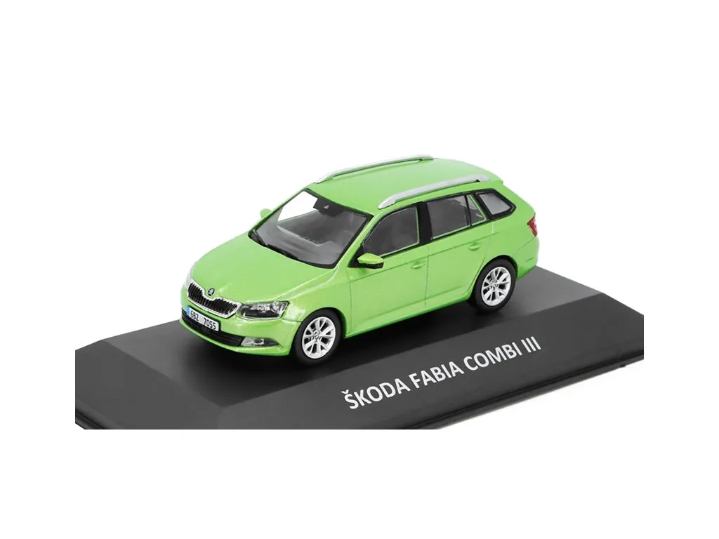 1:43 Škoda Fabia Combi III, zelená metalíza- DeAgostini