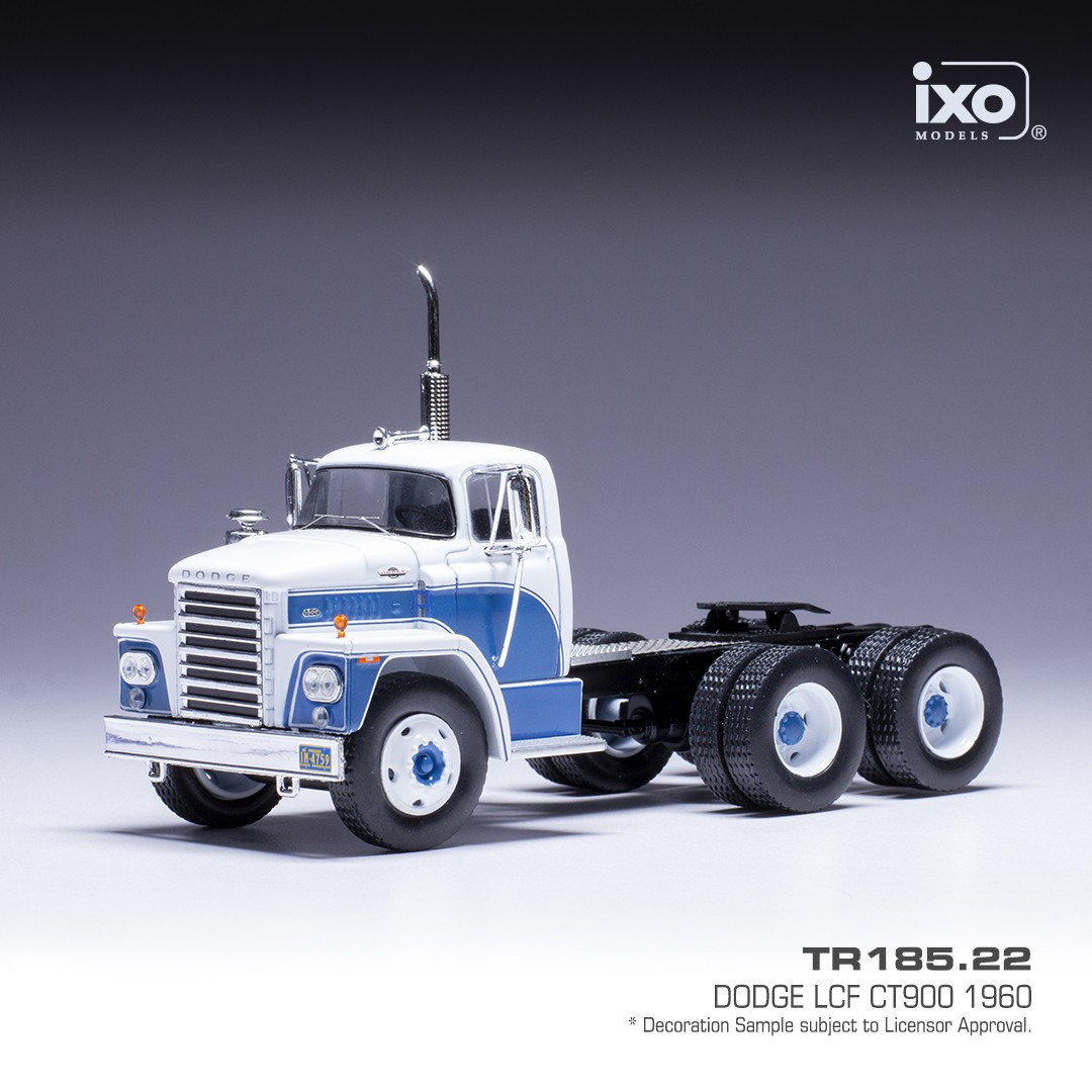 1:43 Dodge LCF CT 9000 1960 white/blue - IXO