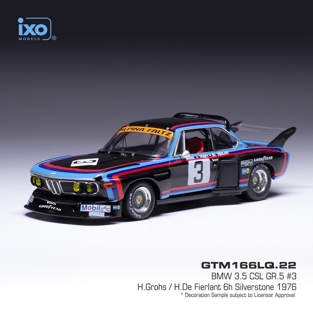 1:43 BMW 3.5 CSL #3 Grohs/Fierlant Silverstone 1976 - ixo