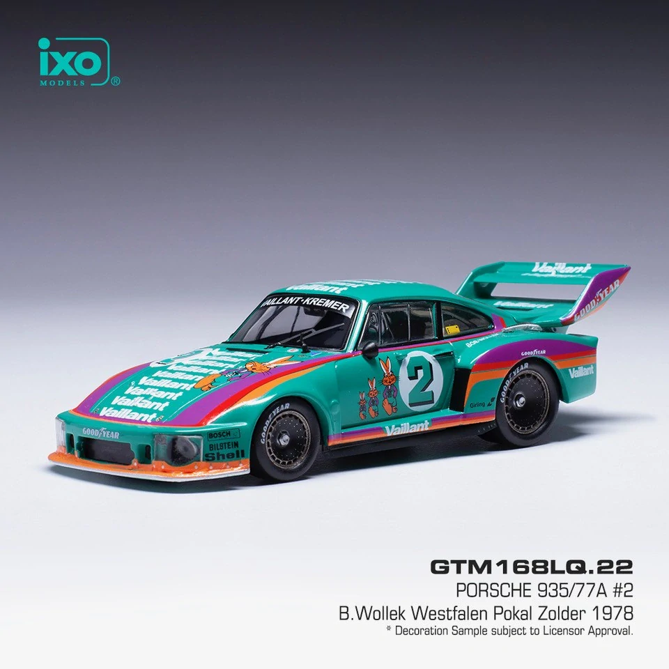 1:43 Porsche 935/77A #2 B.Wollek Zolder Westfalen 1978 - IXO