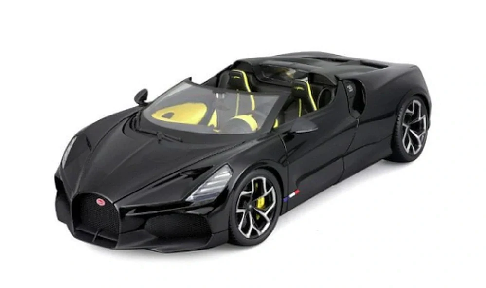 1:18 Bugatti W16 MISTRAL CABRIOLET, černý - Bburago