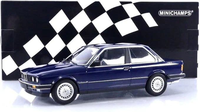 1:18 BMW 323I (E30) -1982-Blue - Minichamps