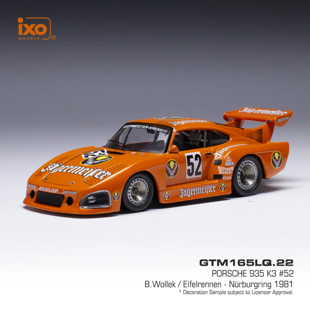 1:43 Porsche 935 K3 #52 B.Wollek Kremer Racing Jägermeister DRM Eifelrennen Nürburgring 1981 - ixo