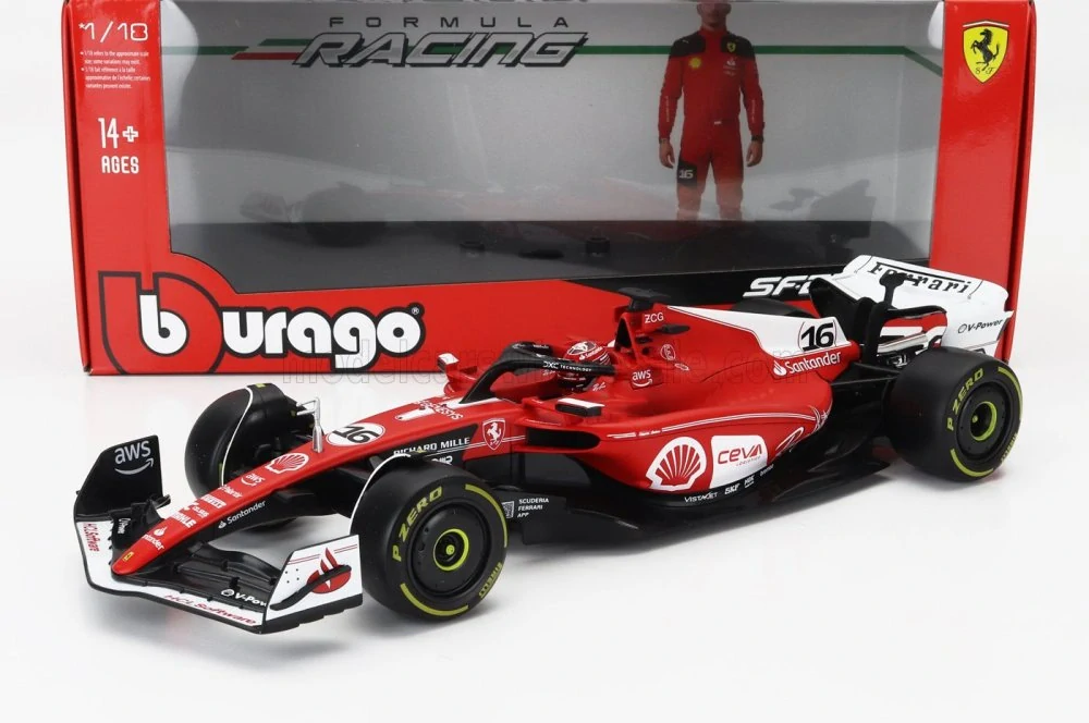 1:18 Ferrari F1 SF-23 #16 Ch.Leclerc, Las Vegas USA GP 2023 - Bburago