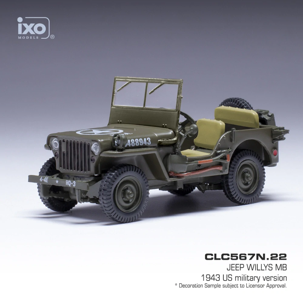 1:43 Jeep Willys MB 1943 olive green - IXO