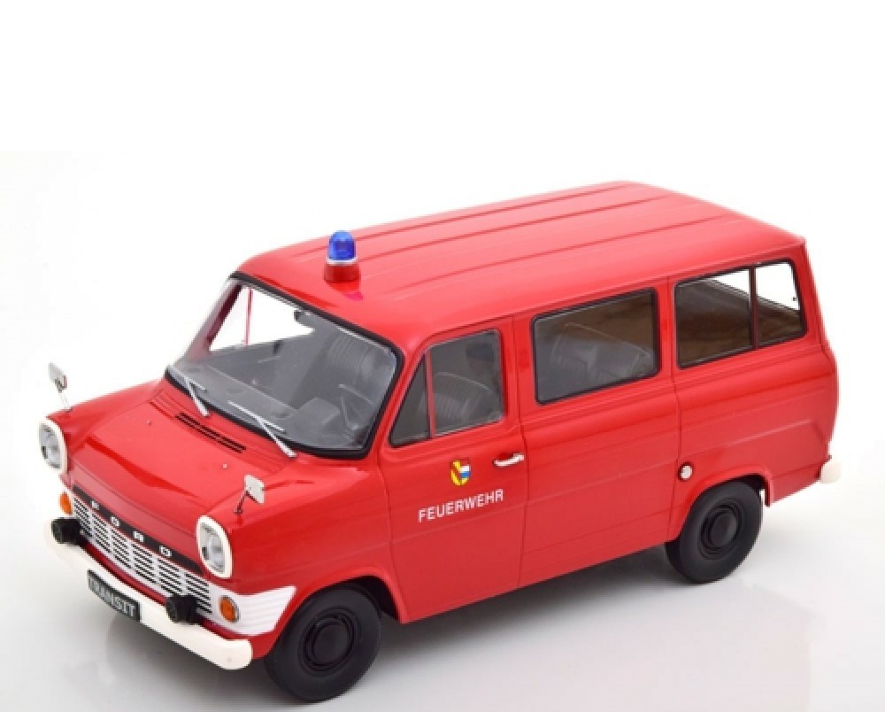 1:18 1965 Ford Transit Bus 1965, Hasiči - KK scale