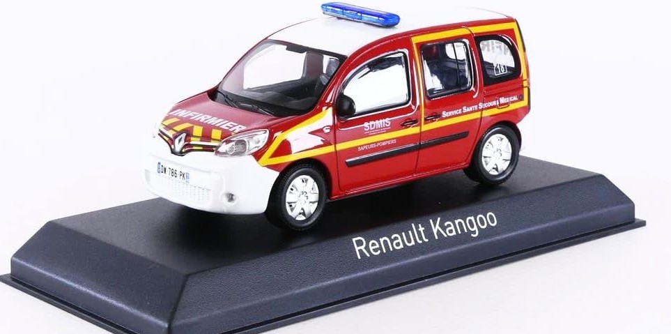 1:43 Renault Kangoo 2013, hasiči - Norev