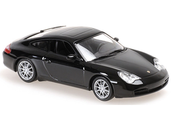 1:43 Porsche 911 (996) 1998, černá metalíza - Maxichamps