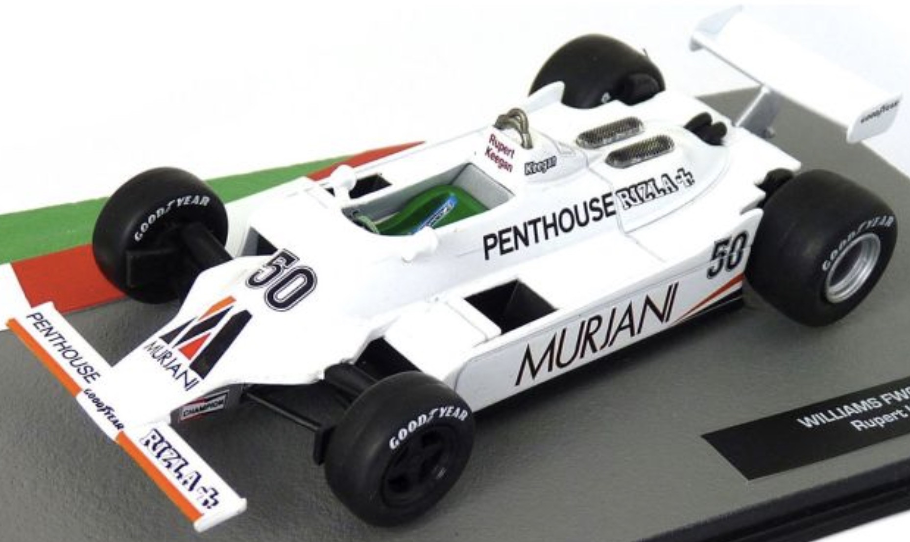 1:43 WILLIAMS FW07 #50 RUPERT KEEGAN 1980 - MURJANI LIVERY - Atlas