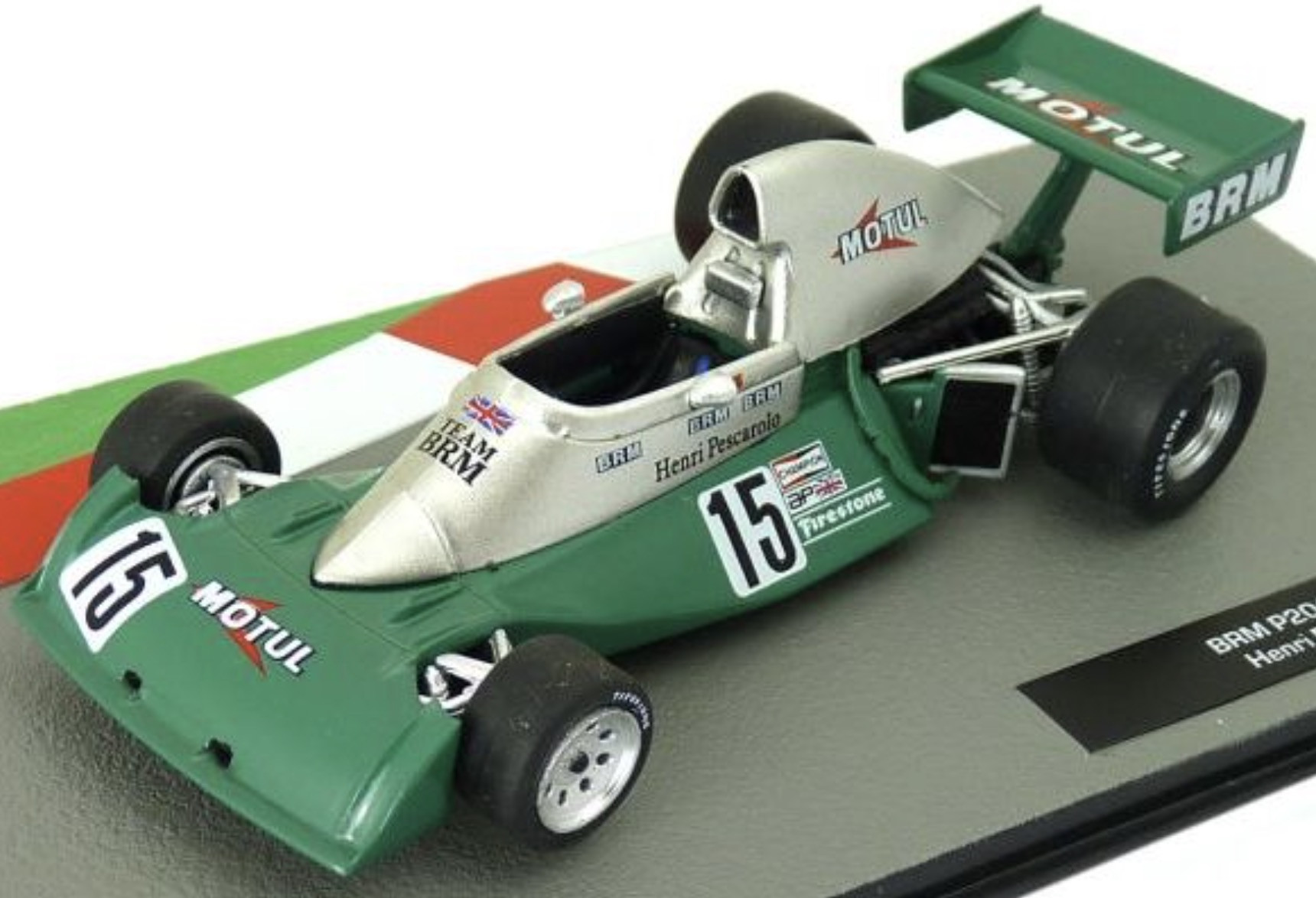 1:43 Brm P201 #15 HENRI PESCAROLO 1974 - Atlas
