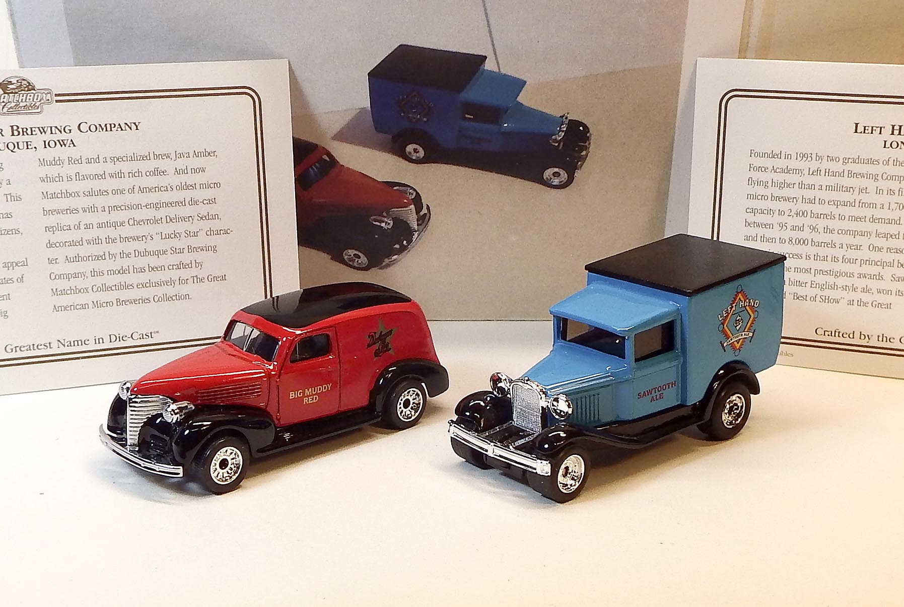 MGB 03/A-M Ford A 1930 / Chevrolet Deliver Sedan - pivovary, bazar - Matchbox