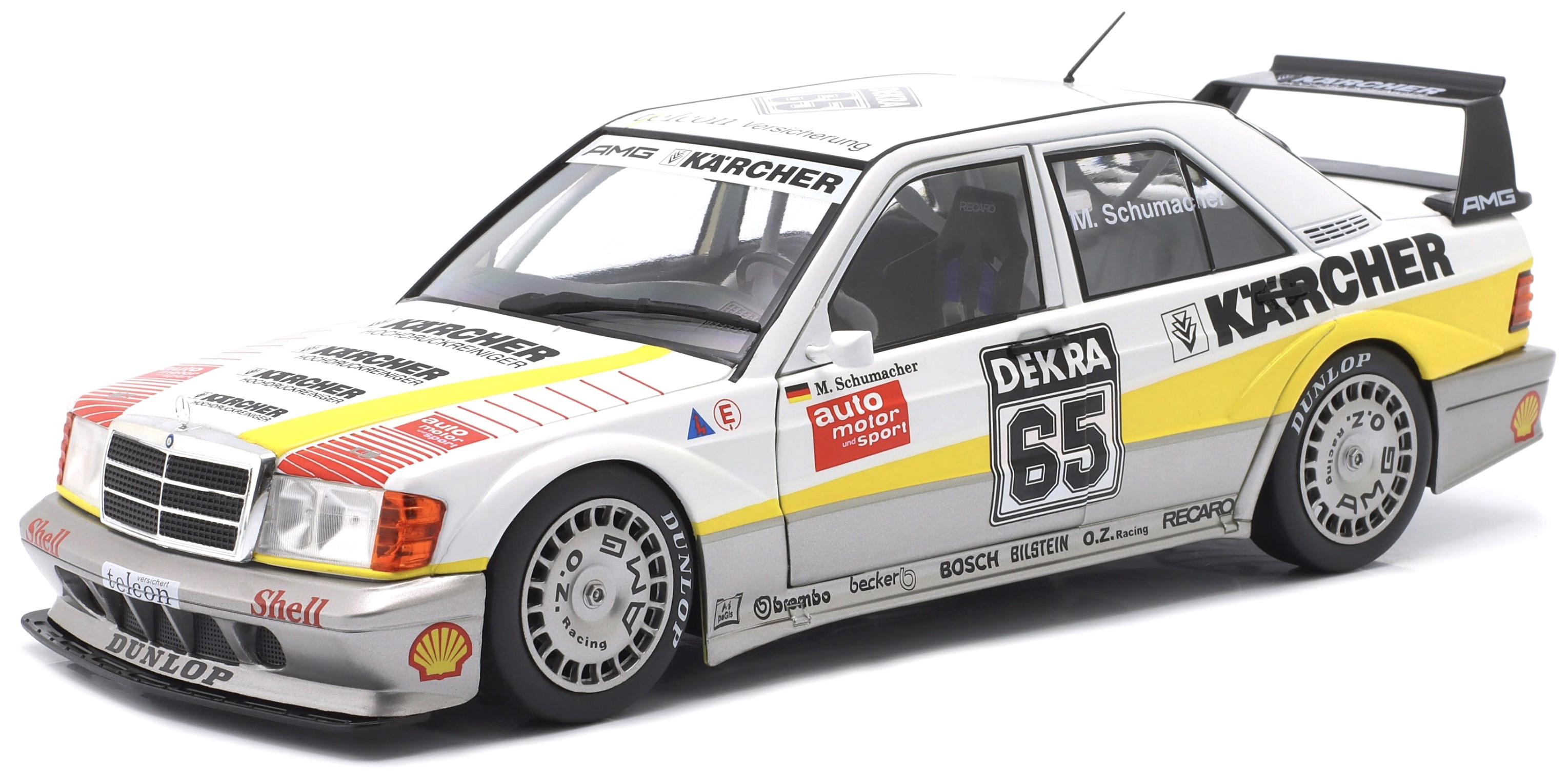 1:18 Mercedes-Benz 190E 2.5-16 Evo II #65 M.Schumacher DTM 1990 - Werk83