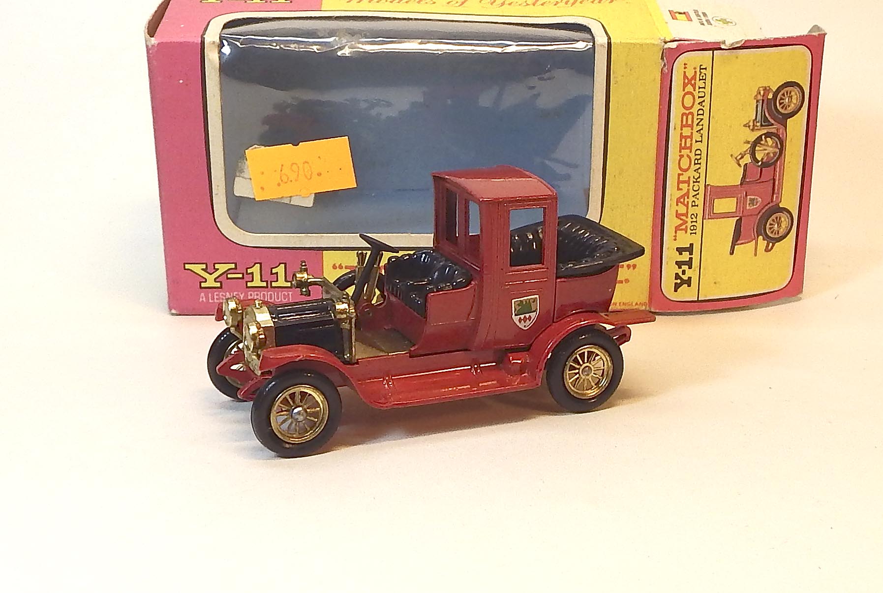 Y-11 1912 Packard Landaulet, bazar - Matchbox