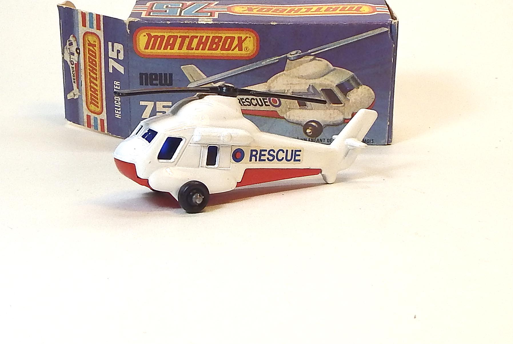 MB-75 Helicopter, bazar - Matchbox