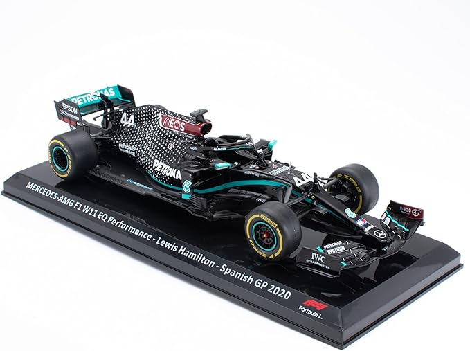 1:24 Mercedes-AMG F1 W11 #44, Perfomance Lewis Hamilton Spanish GP 2020, balení blistr - Atlas