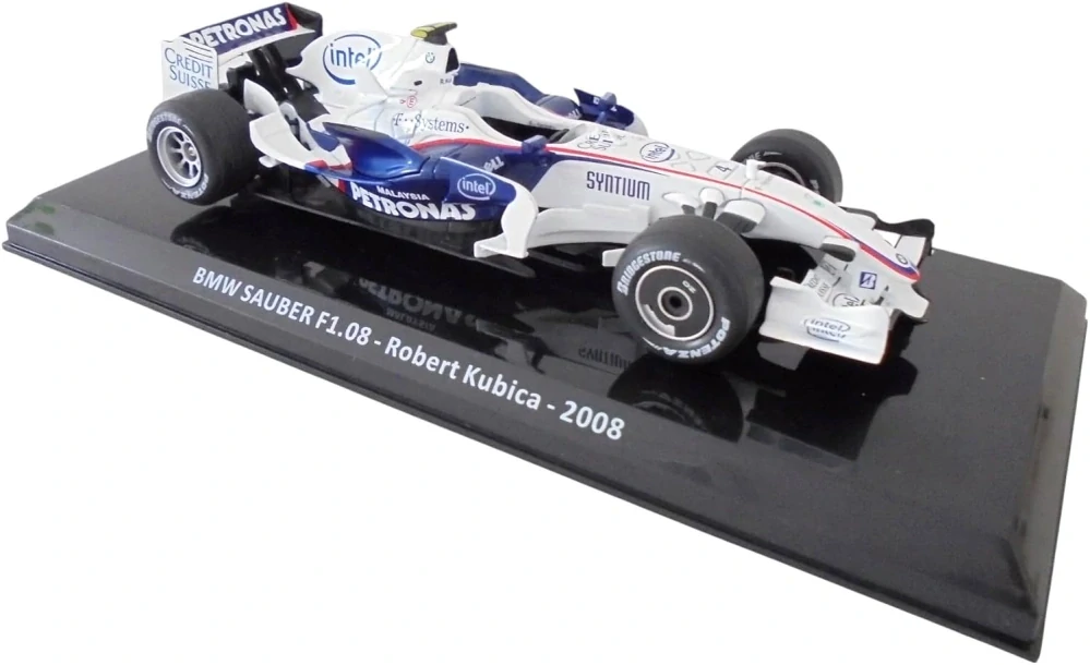 1:24 BMW Sauber F1.08 #4 Robert Kubica Formule 1 2008, balení blistr - Atlas