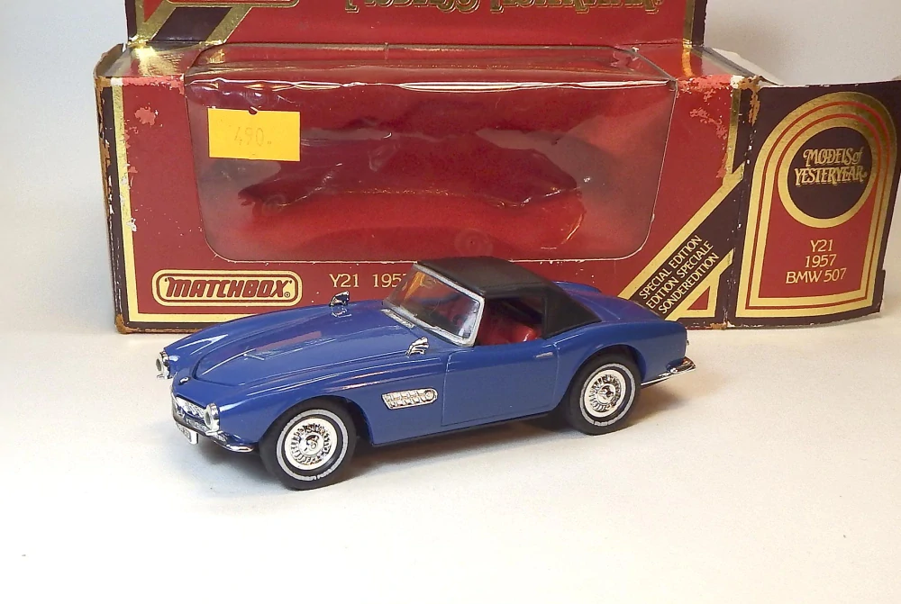 Y-21 1957 BMW 507, bazar - Matchbox Yesteryear