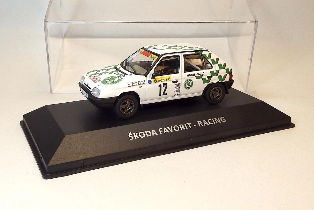 1:43 Škoda Favorit Racing, bazar - DeAgostini