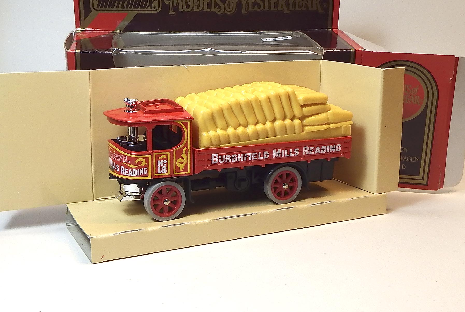 Y-18 1918 Atkinson Model D Staem Wagon, bazar - Matchbox Yesteryear
