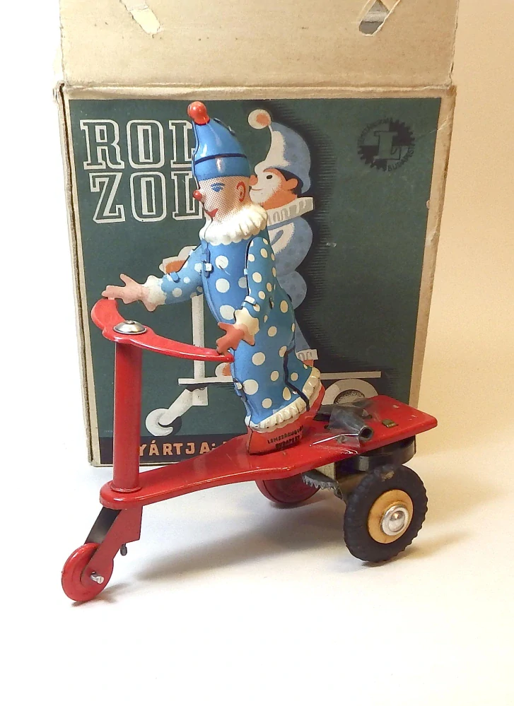 Roli-Zoli, bazar, plechová hračka