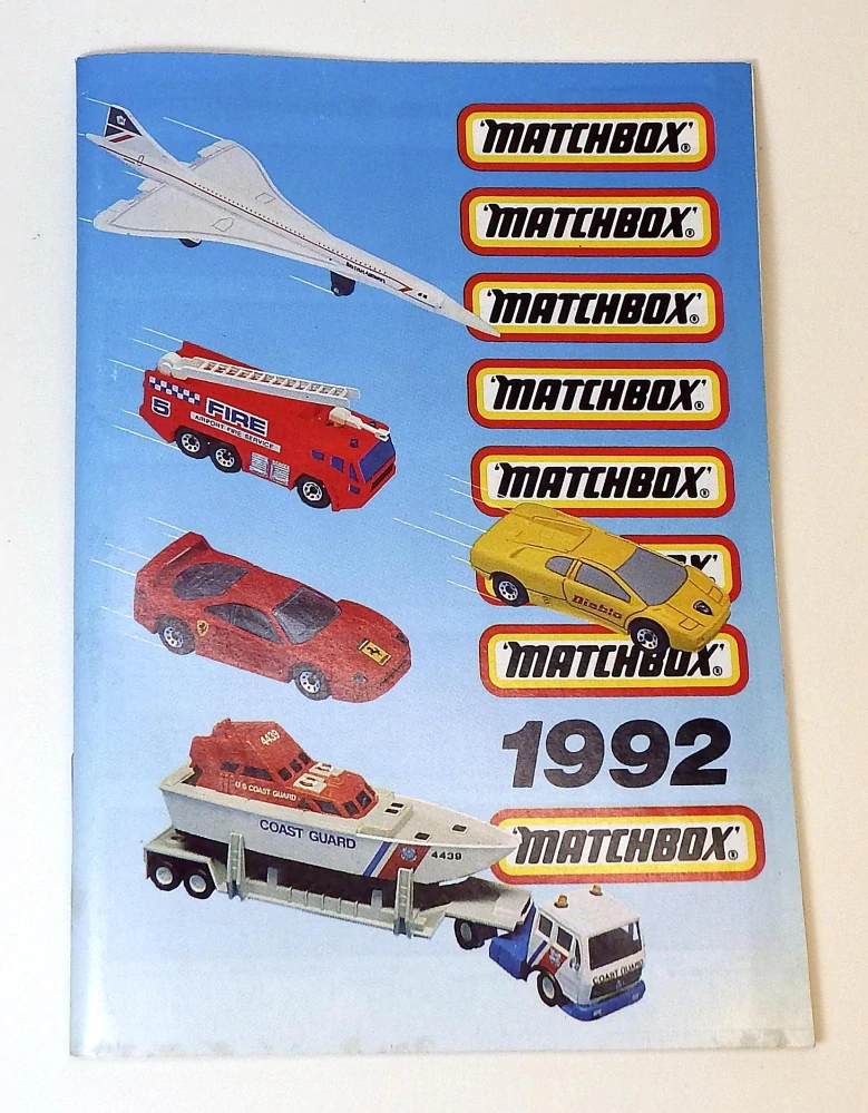 Katalog Matchbox 1992, bazar - Matchbox