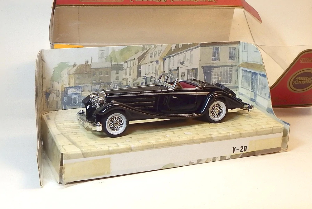 Y-20 1938 Mercedes-Benz 540K, bazar - Matchbox Yesteryear
