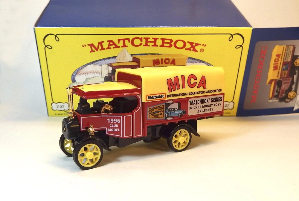 Y-27 1922 Foden Steam Wagon, bazar, vzácný, australská edice - Matchbox Yesteryear