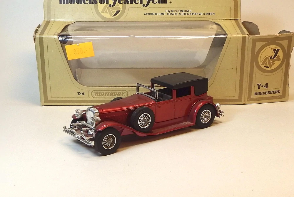 Y-4 1930 Model J Duesenberg, bazar - Matchbox Yesteryear