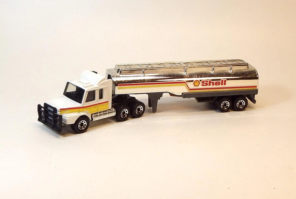 Scania T142 + Tanker Trailer, bazar, bez krabičky - Matchbox