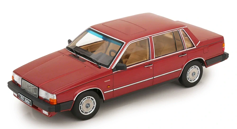 1:18 Volvo 760 1985 dark red - Triple9