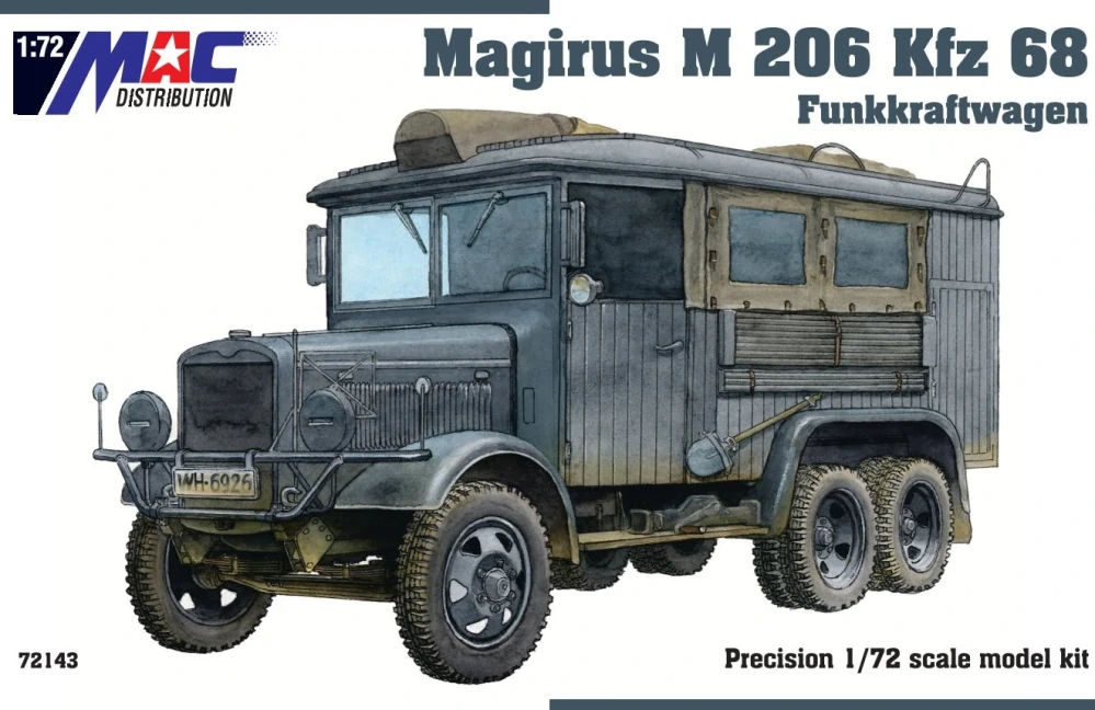 1:72 Magirus M 206 Kfz.68 Funkkraftmasterwagen - Mac Distribution