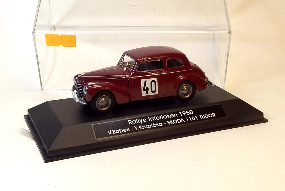 1:43 1950 Škoda 1101 Tudor #40, ruční práce