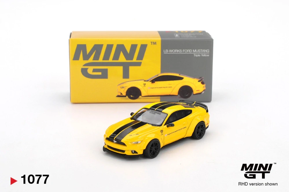 1:64 LB-WORKS FORD MUSTANG Triple Yellow - Mini GT