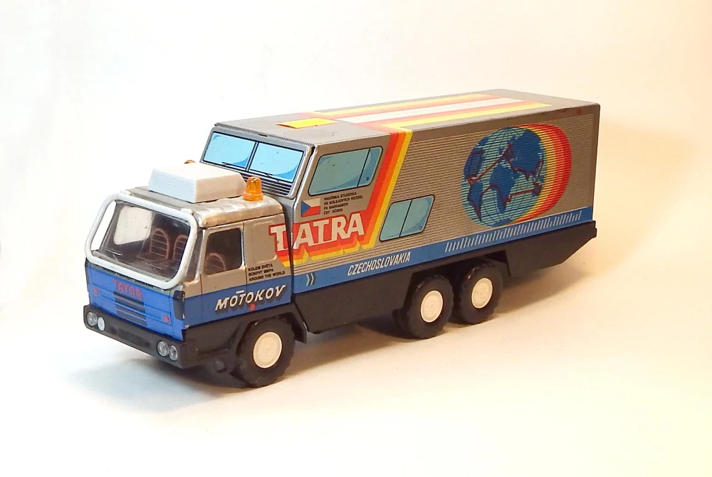 1:43 Tatra T815 - plechová hračka, bazar - KDN