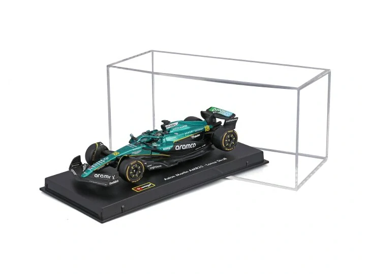 1:43 Aston Martin AMR 25 #18 LANCE STROLL 2025 with Helmet - Bburago