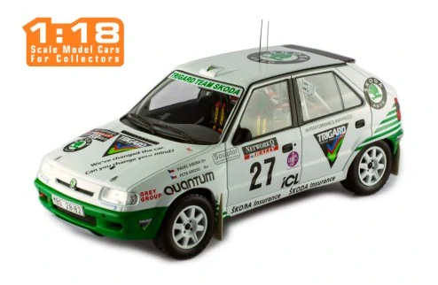 1:18 Škoda Felicia Kit Car #27 P.Sibera/P.Gross RAC Rally 1995 - IXO