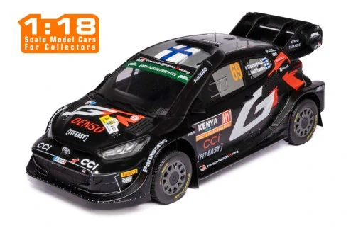 1:18 Toyota Yaris Rally 1 #69 Rovanperä/Halttunen WRC Safari Rallye Kenia 2024 - IXO