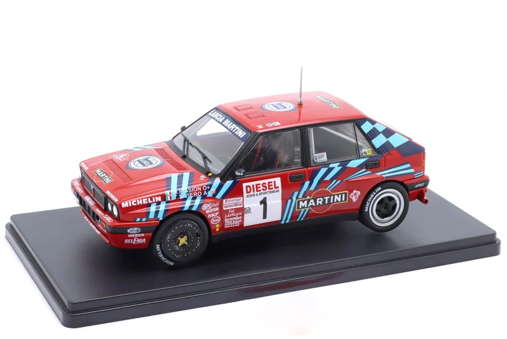 1:24 Lancia Delta Integrale 16V #1 Biasion/Siviero Winner Rallye SanRemo 1989, balení blistr - Atlas