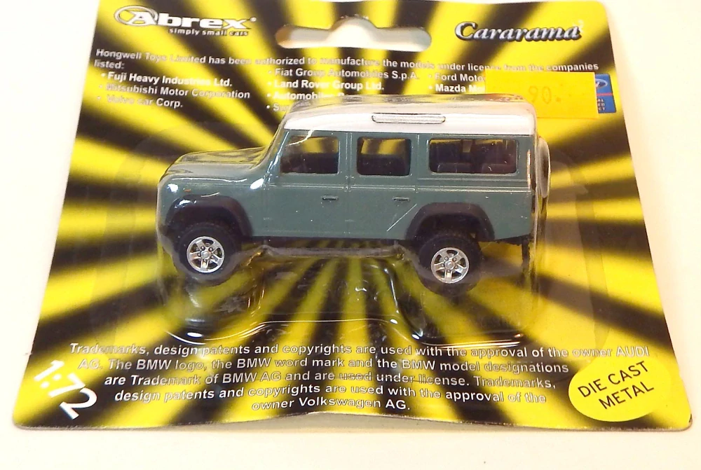 1:72 Land Rover, bazar - Abrex/Cararama