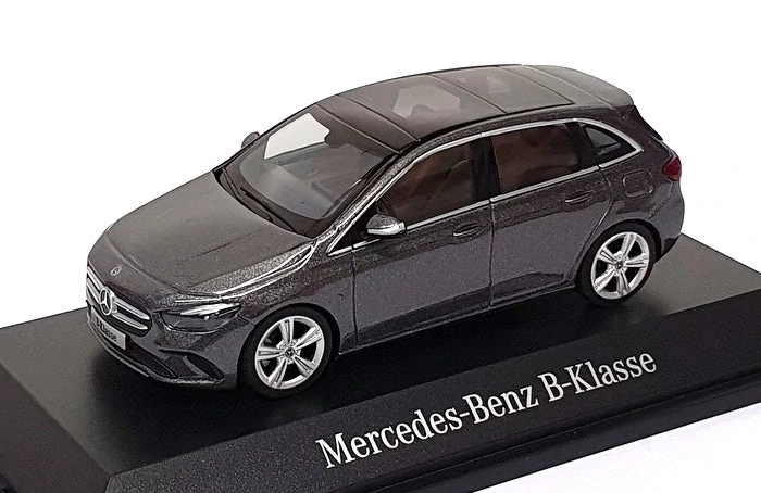 1:43 Mercedes-Benz B-Class, šedá - Dealerské balení