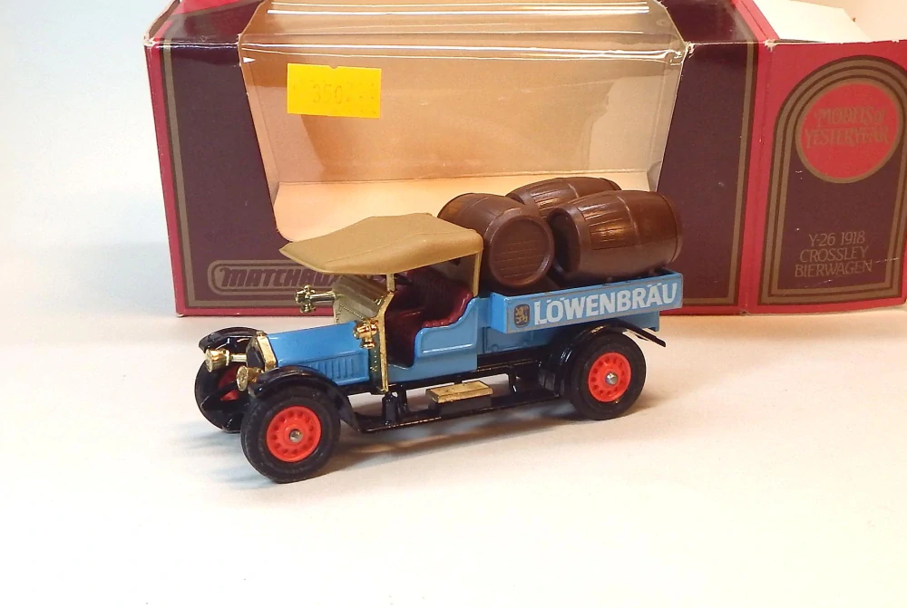 Y-26 1918 Crossley Beer Lorry, bazar - Matchbox Yesteryear