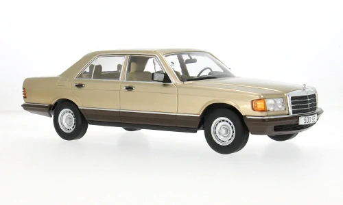 1:18 Mercedes S-Klasse (W126), beige, 1979 - MCG