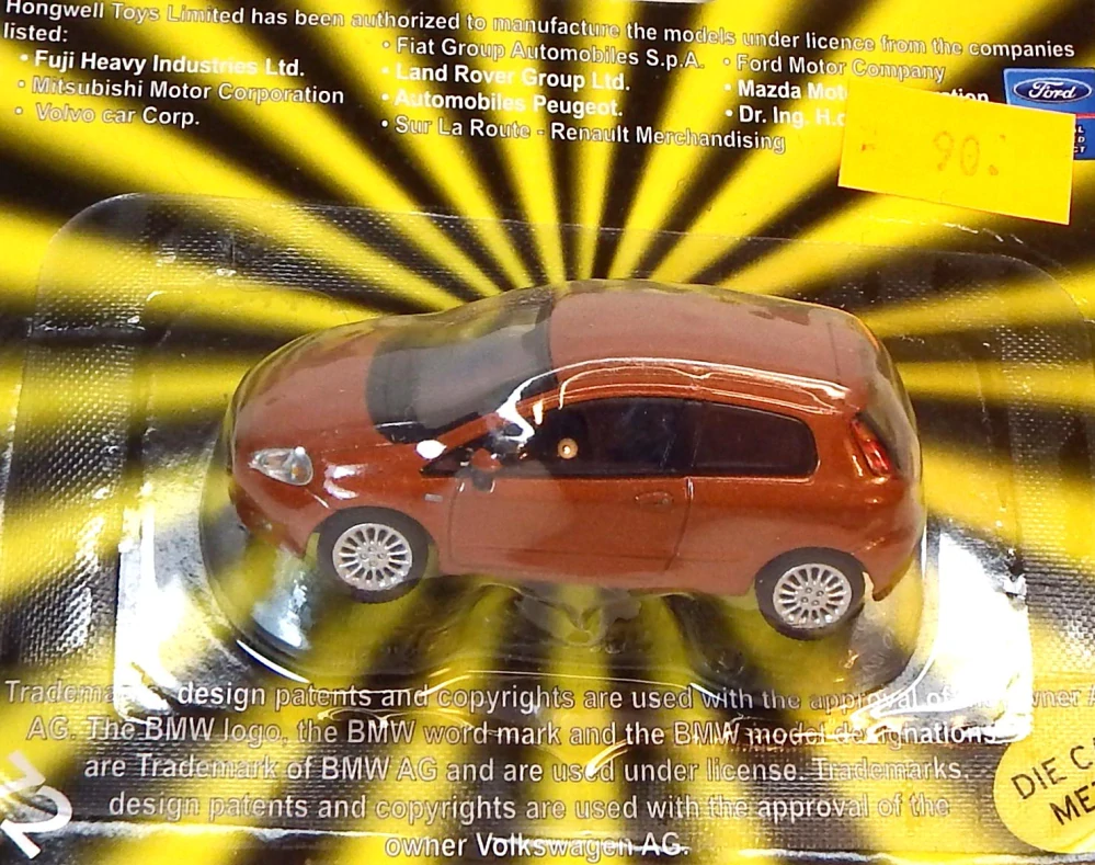 1:72 Fiat Punto, bazar - Abrex/Cararama