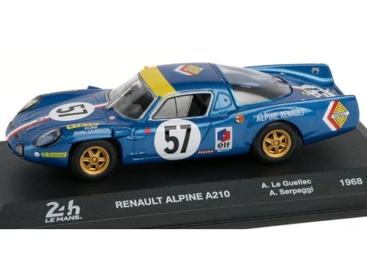 1:43 Renault Alpine A210 1968 #57 Le Guellac, Serpaggi Le Mans - Atlas