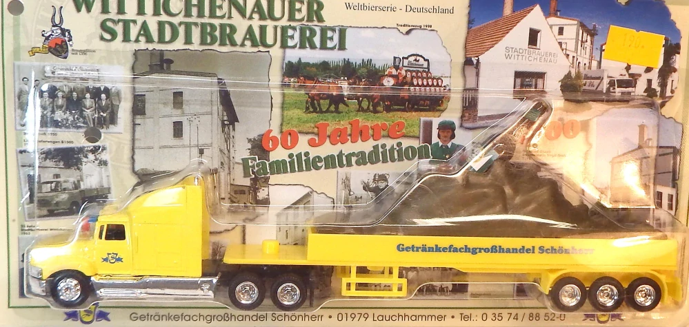 Pivní kamion MACK "Wittichenauer Stadtbrauerei", bazar