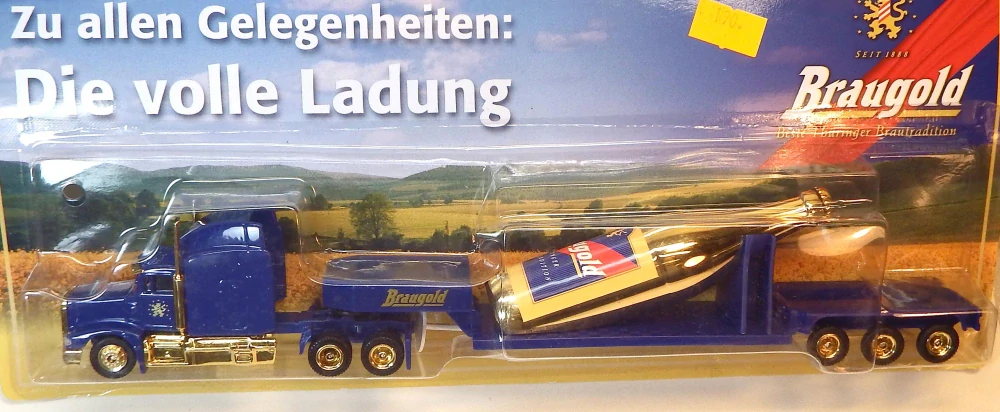 Pivní kamion Kenworth "Braugold", bazar