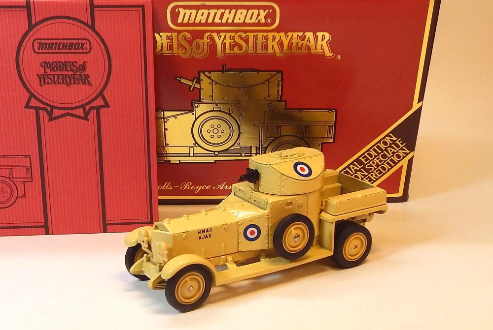 YS-38 1920 Rolls-Royce Armoured Car, bazar, velmi hezký - Matchbox