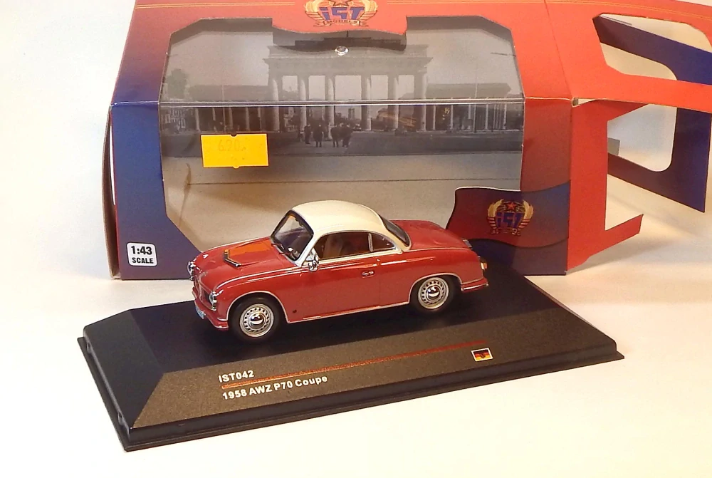 1:43 1958 AWZ P70 Coupe, bazar - Ist Models